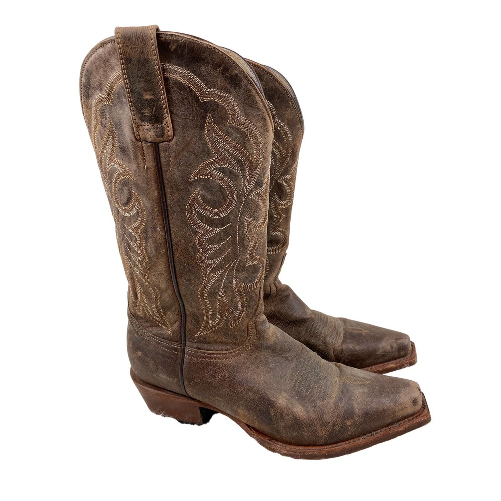Shyanne Brown Western Heeled Cowboy Boots